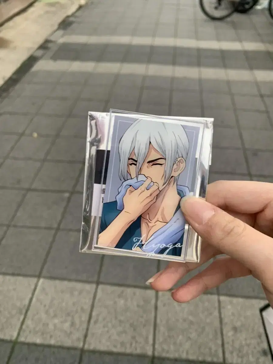 Dr. Stone Hyoga acrylic Status Card