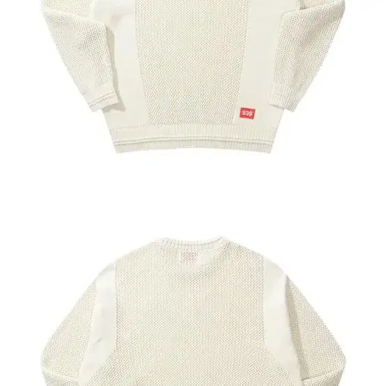 m아카이브 볼드939PANELED MESH KNIT (CREAM)