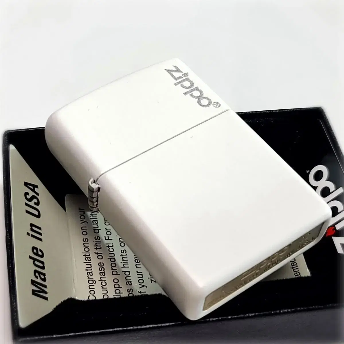 미개봉 정품 214ZL ZIPPO LOGO 새 지포라이터