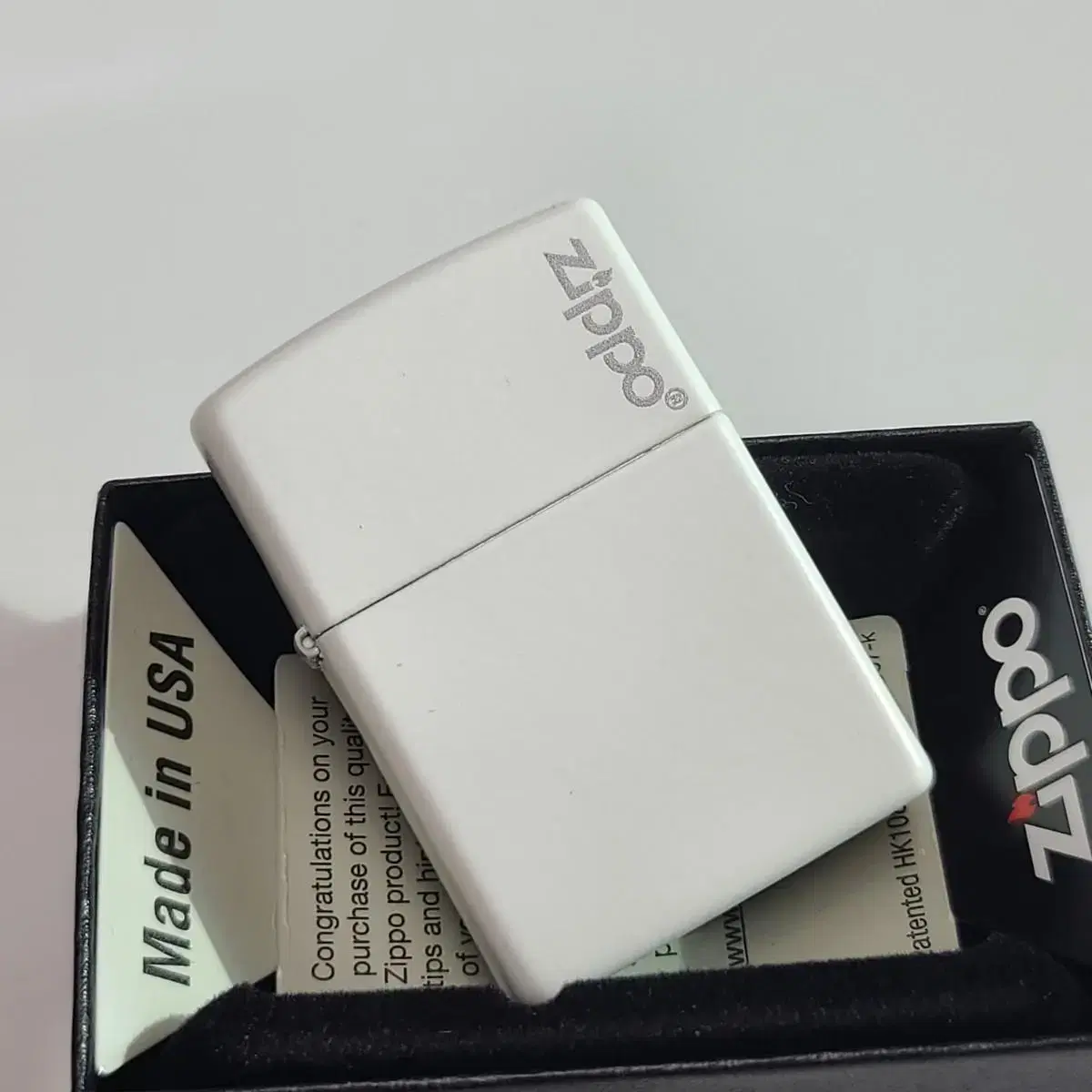 미개봉 정품 214ZL ZIPPO LOGO 새 지포라이터