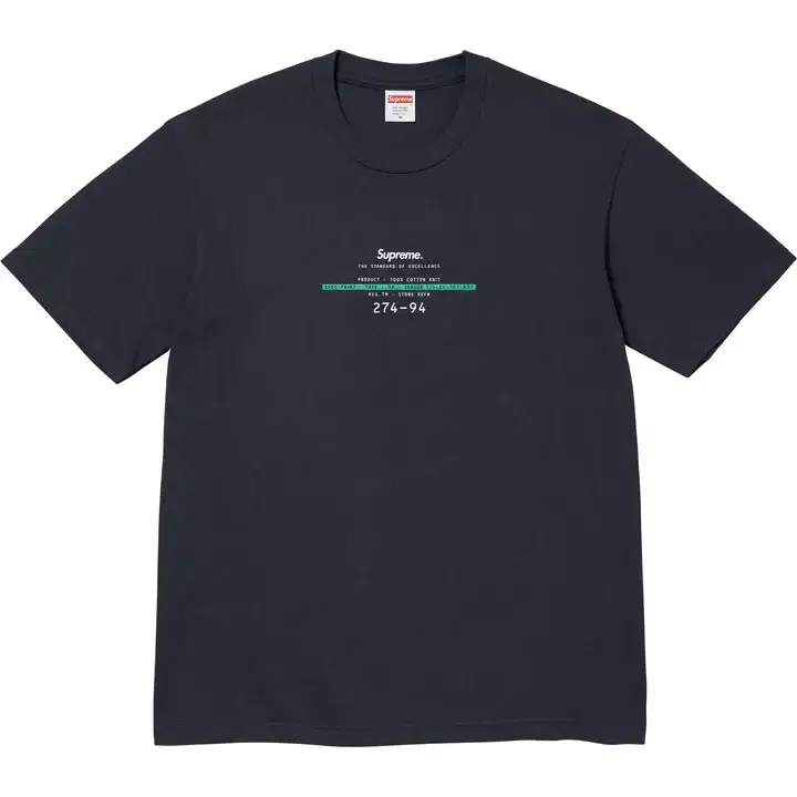 정품 S,M,L,XL,XXL 슈프림 스탠다드 티SS24 슈프림반팔