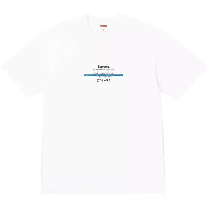 정품 S,M,L,XL,XXL 슈프림 스탠다드 티SS24 슈프림반팔