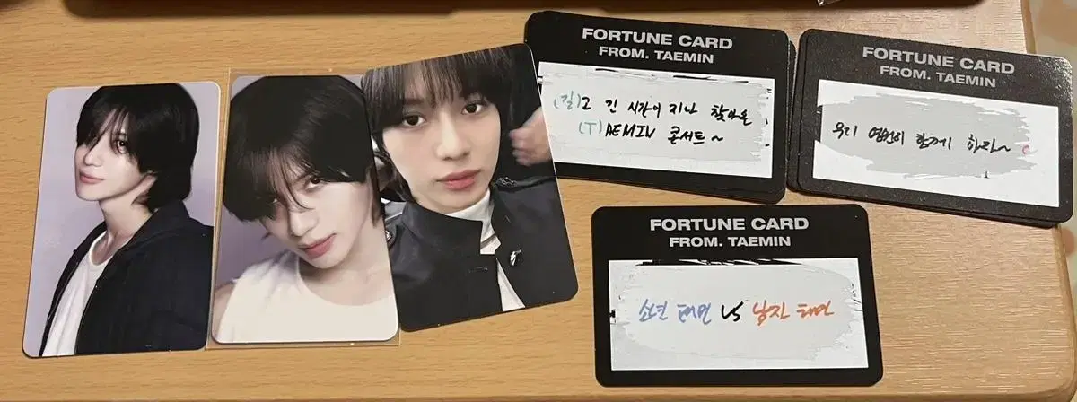 Shinee taemin Fortune photocard / Message photocard WTS