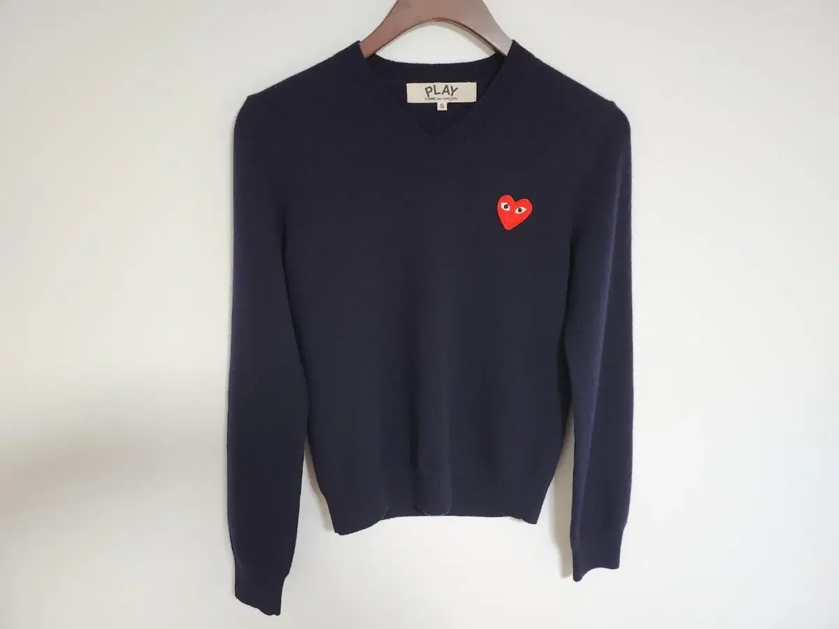 [S] COMME des GARÇONS Navy Red Woven Women's Knit AZ-N001