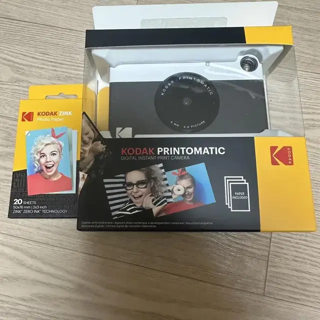 코닥 디지털 즉석 카메라 프린토메틱 Rodomatic + 인화지 20p