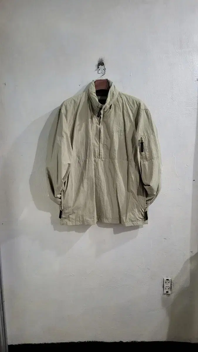 [105]OPTOO2 Khaki Beige MA-1Zipper NylonXPolyshell Vahn Zip-up Jacket!