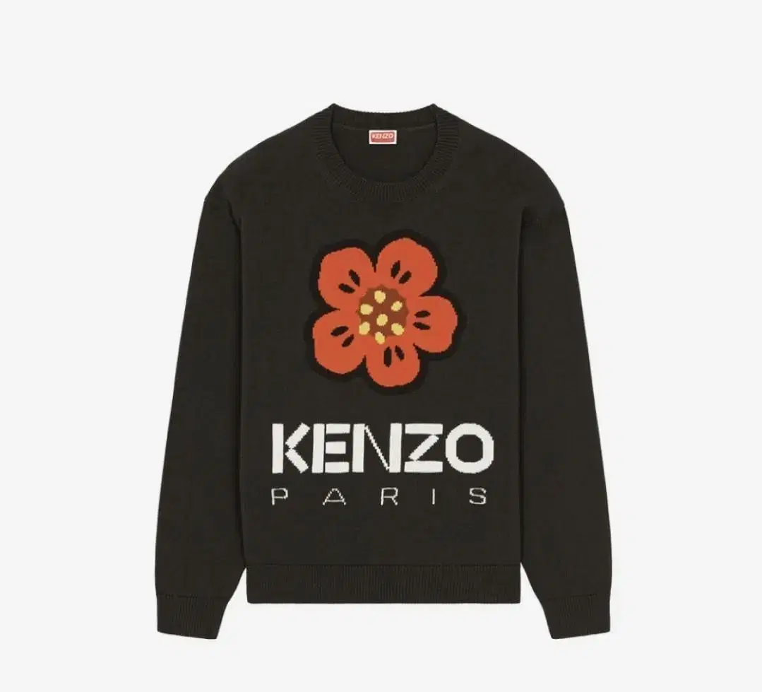 L 겐조 kenzo 보케 플라워 니트 스웨터