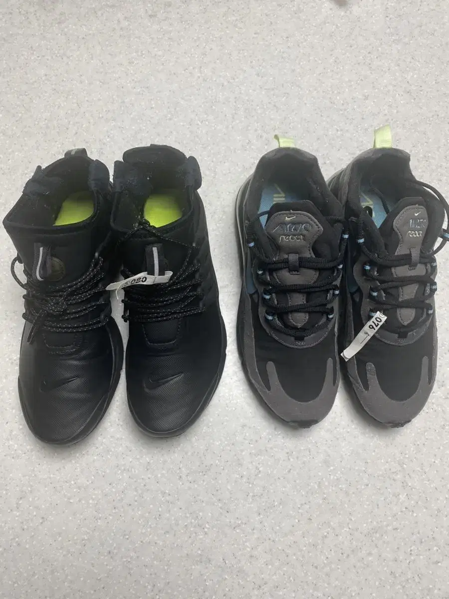 나이키airmax 270react/presto mid/250mm일괄