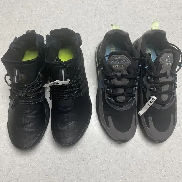 나이키airmax 270react/presto mid/250mm일괄