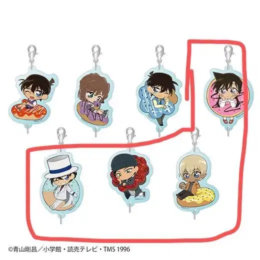 Detective Conan Tsunagaru Acrylic Chewy Donut Series WTS