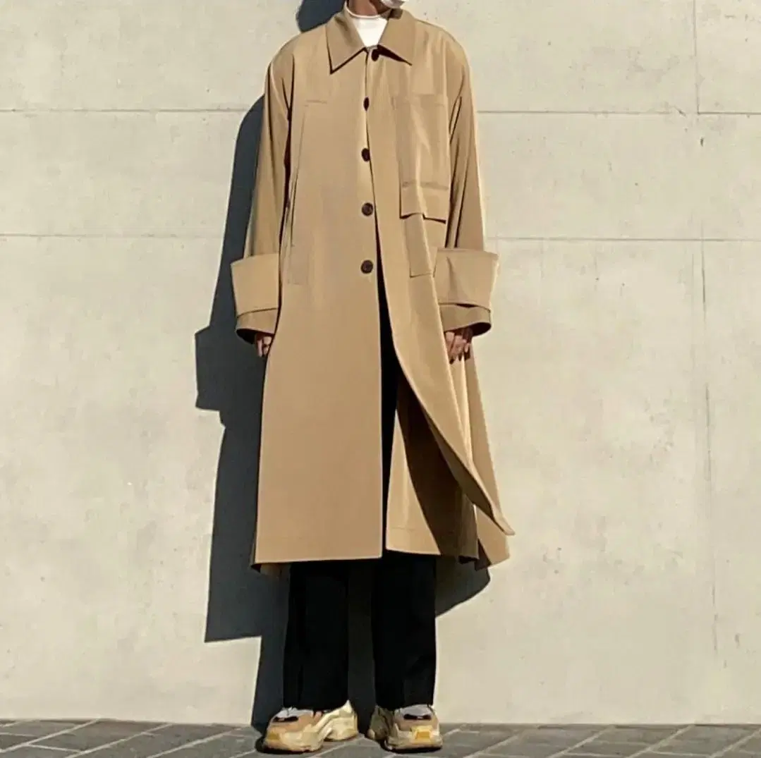 48) Wooyoung Mi 20FW Pocket Detail Mac Coat