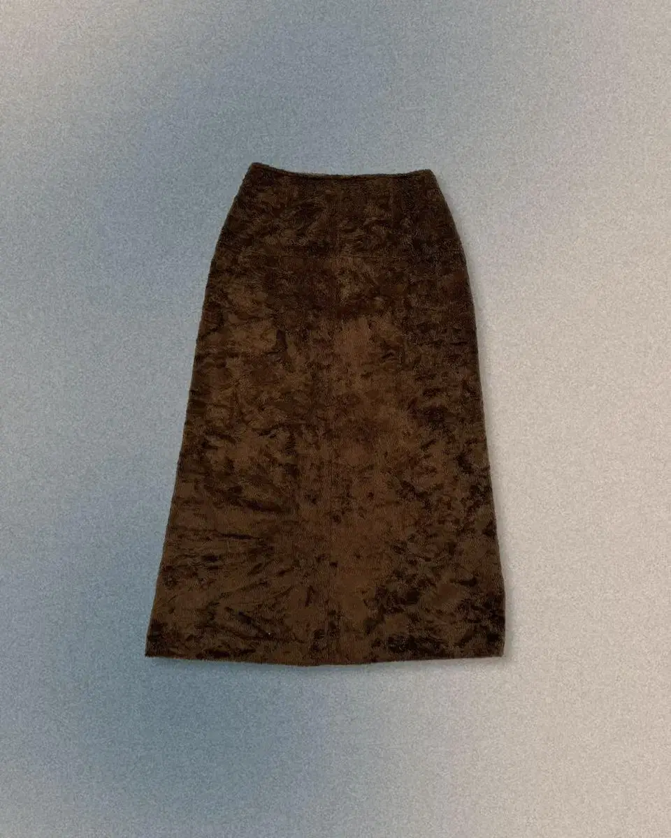 vintage velour  midi skirt