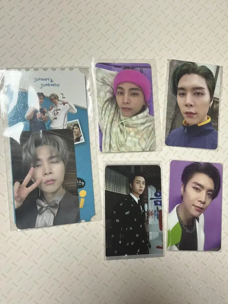 NCT127 photocard johnny taeyong yuta doyoung jaehyun jungwoo Marks