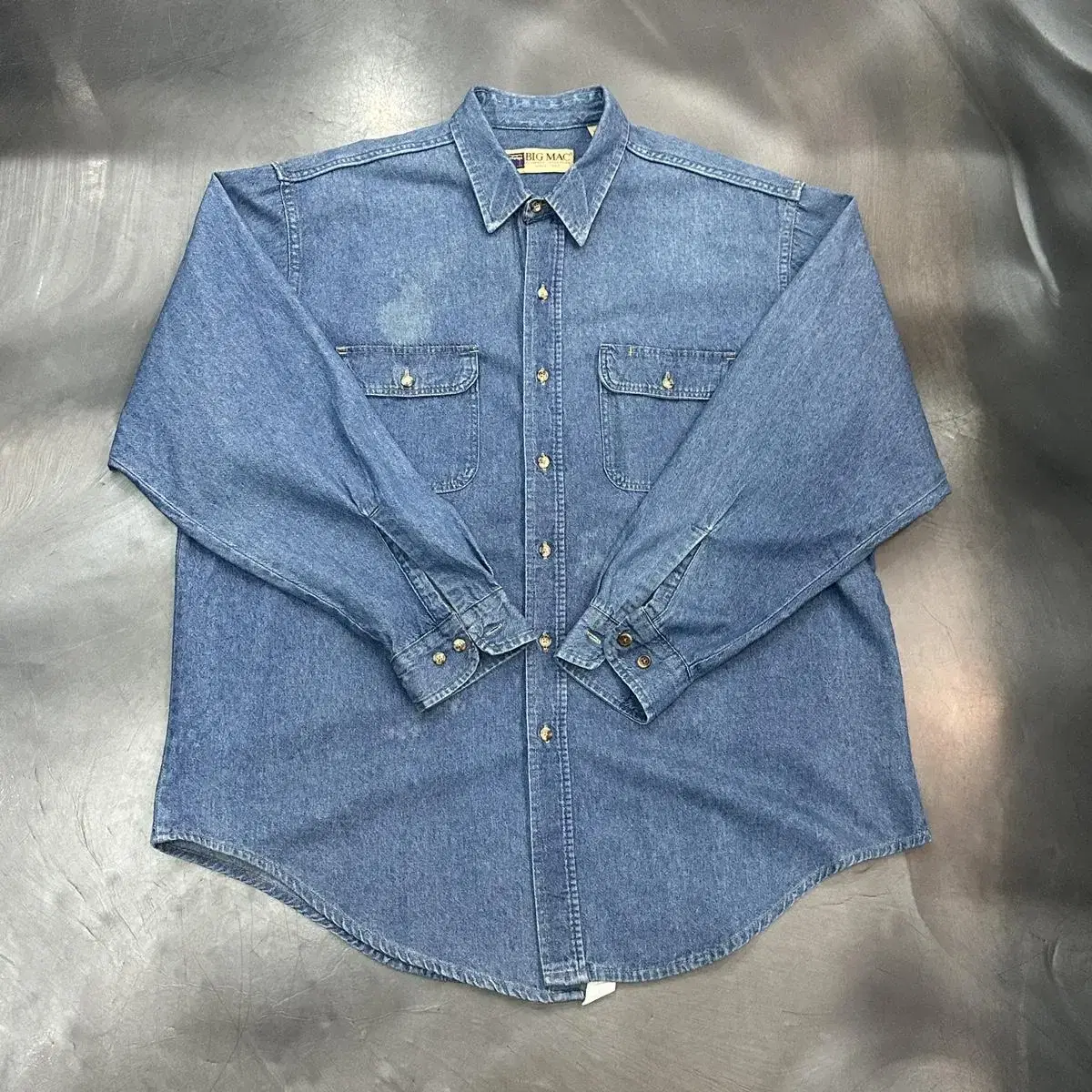 [115] BIG MAG Big Mac Denim Shirt USA made