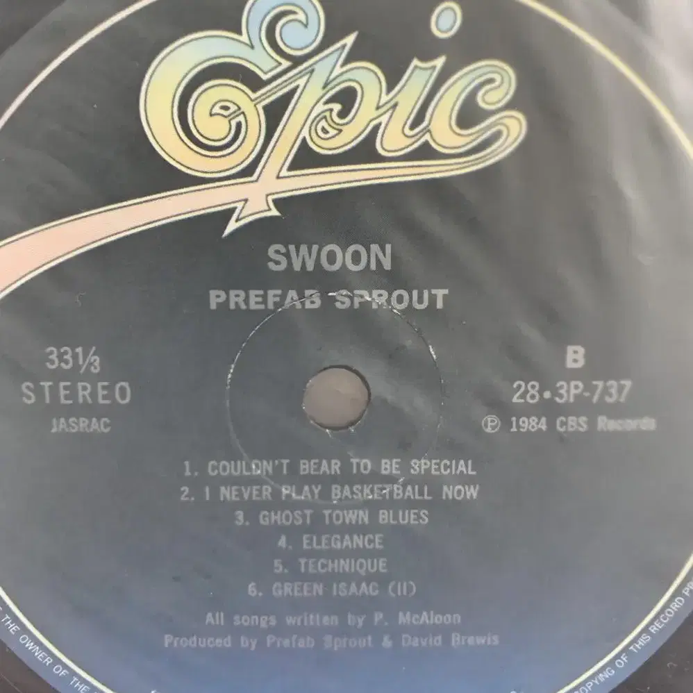 Prefab Sprout / Swoon LP