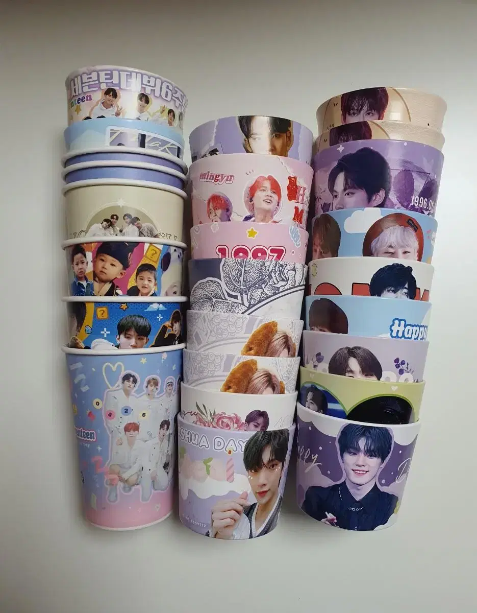 Seventeen Sanka Cupholder bulk wts (6th anniversary, zu mingyu )