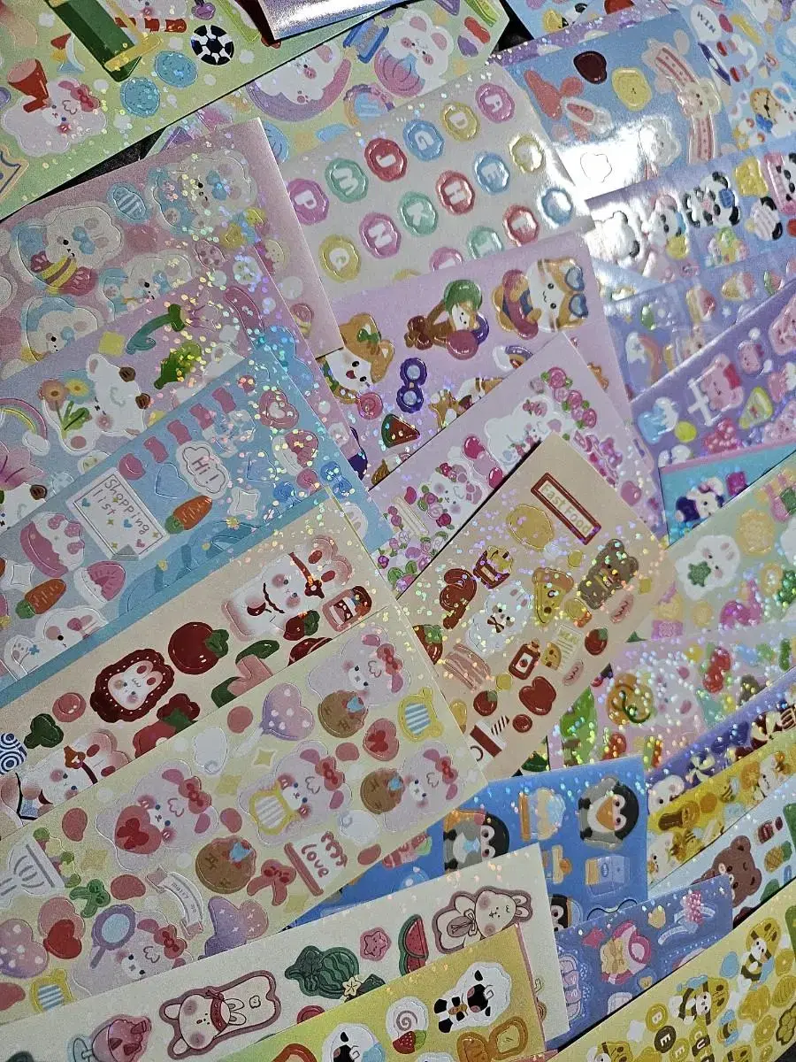 45 random seal stickers