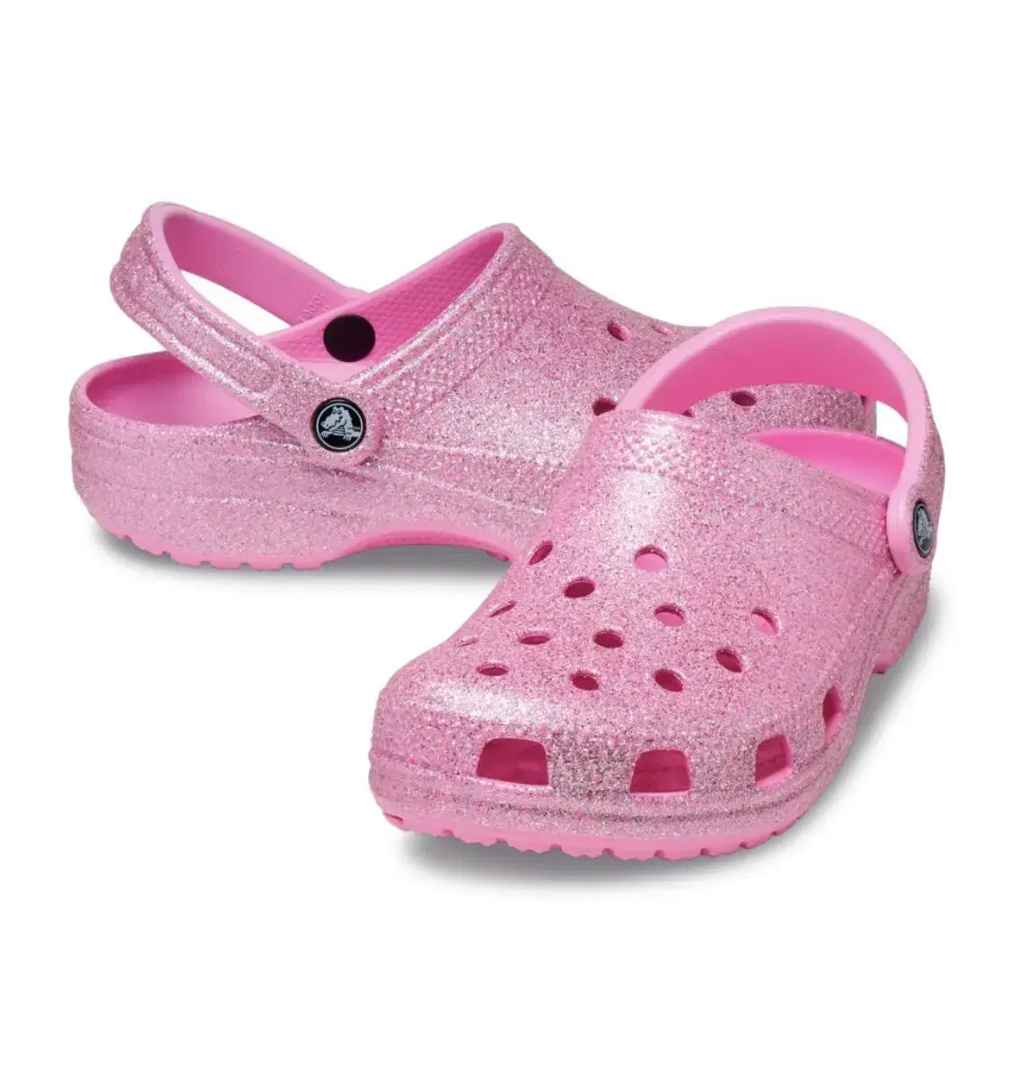 New Crocs Classic Glitter Pink Glitter