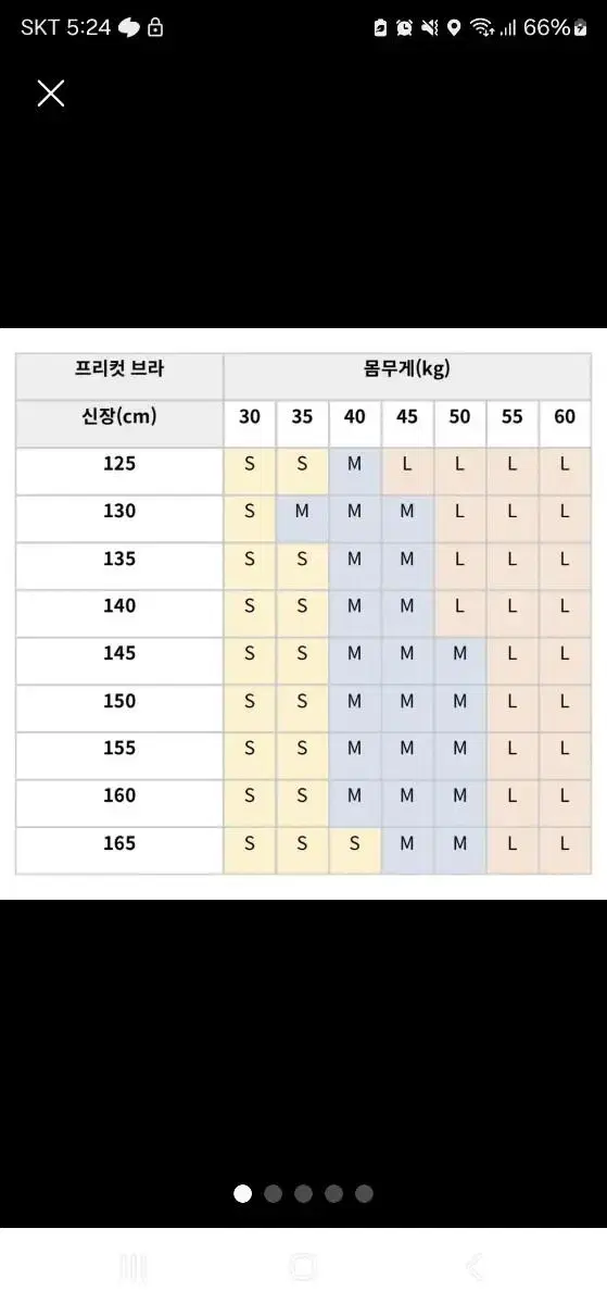 더잠 유이스 주니어속옷 1단계