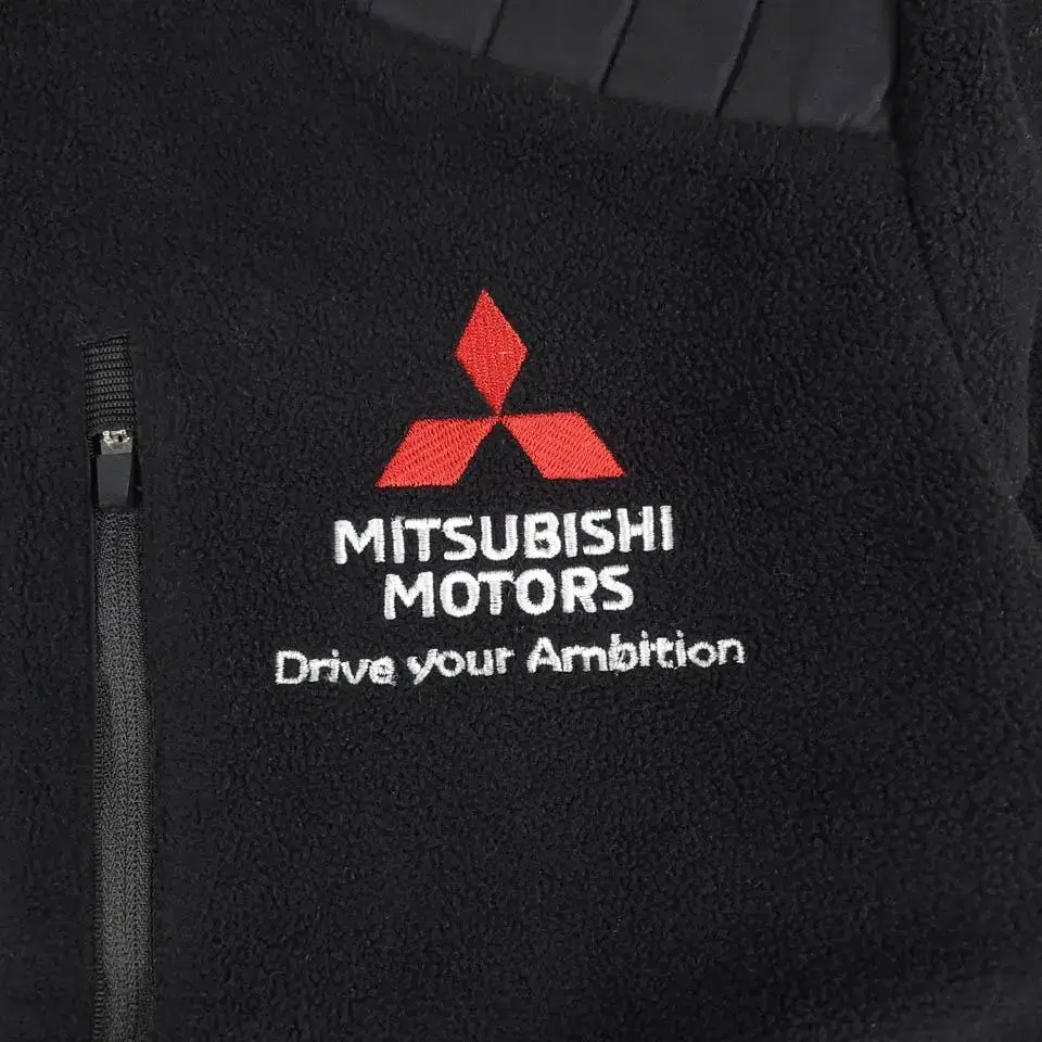 MITSUBISHI MOTORS 미쓰비시모터스 블랙 차콜 배색 바이커 플