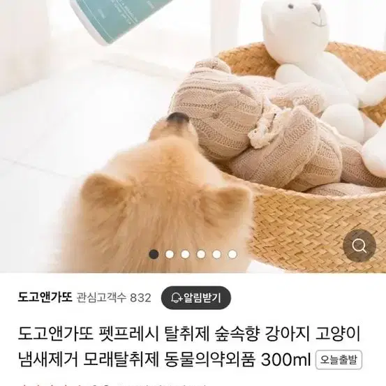 도고앤가또 펫프레시 탈취제 숲속향 강아지 고양이 냄새제거 모래탈취제