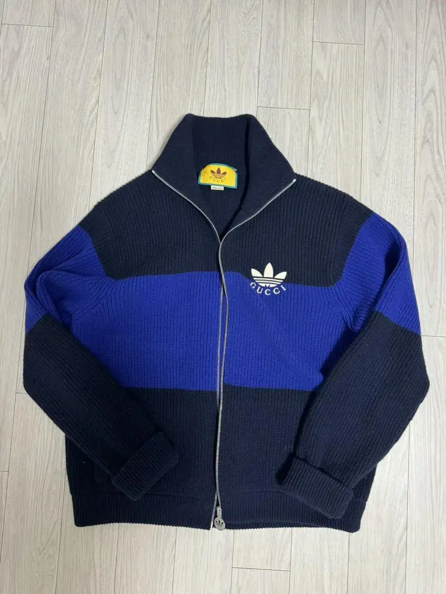 Gucci Adidas Collaboration Knit Zip Up