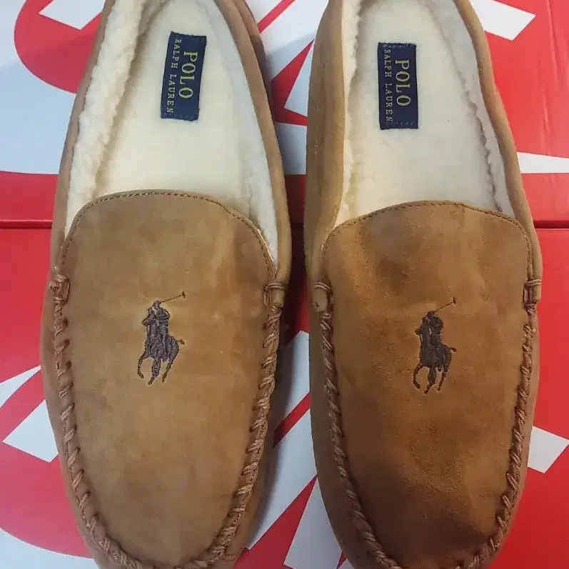 POLO RALPH LAUREN 폴로 방한털 로퍼