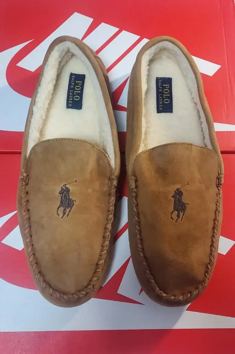 POLO RALPH LAUREN 폴로 방한털 로퍼