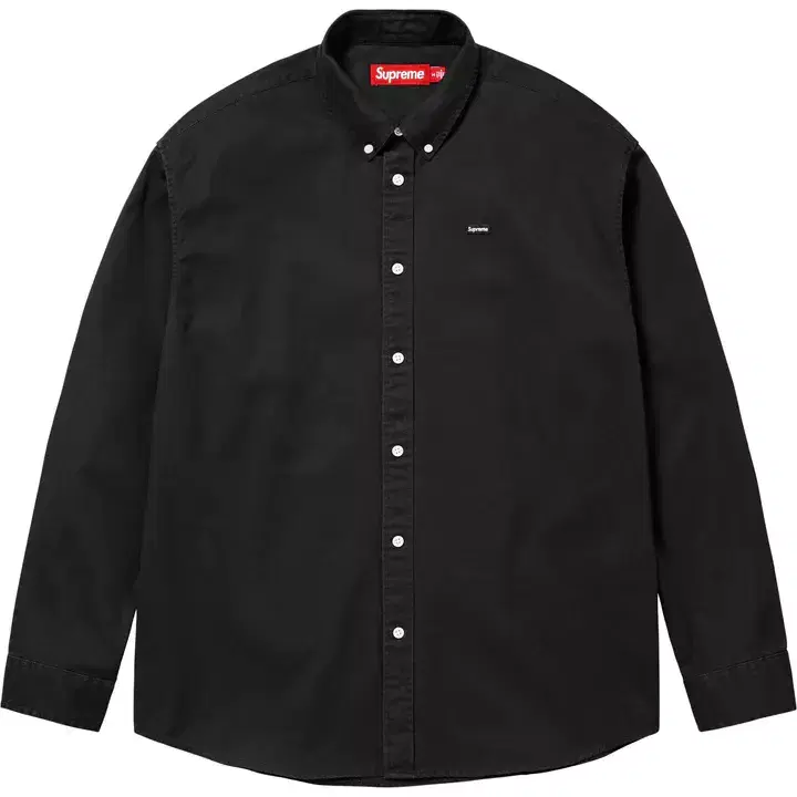 Genuine S,M Supreme Smallbox Shirt Black SS24 Heating