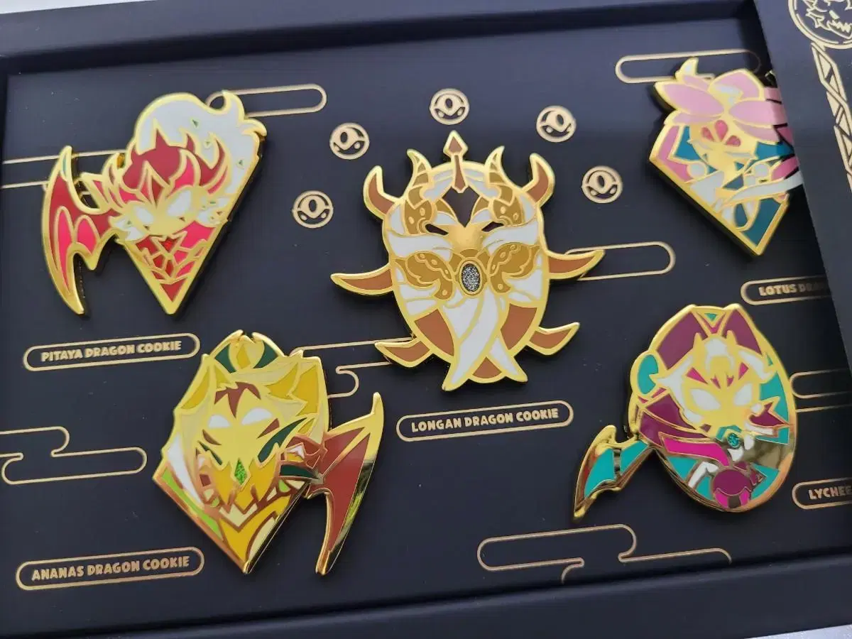 Cookie Run Dragon Clan Pin Collection