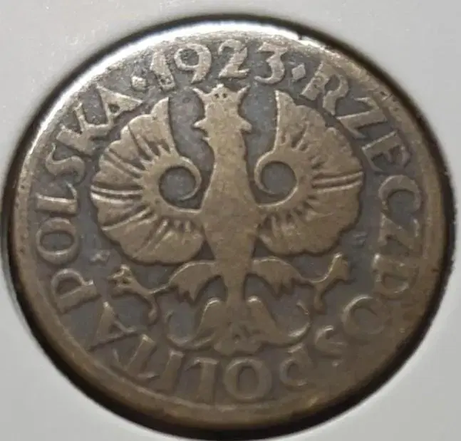 Poland 1923 5 zloty.Foreign mint coins