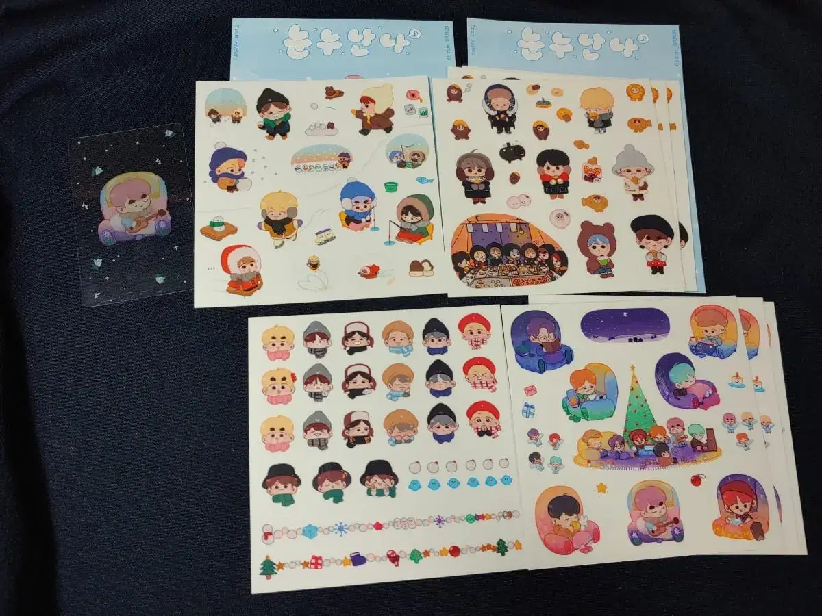 Bangtan fanart sticker ramonnie unofficial goods sells