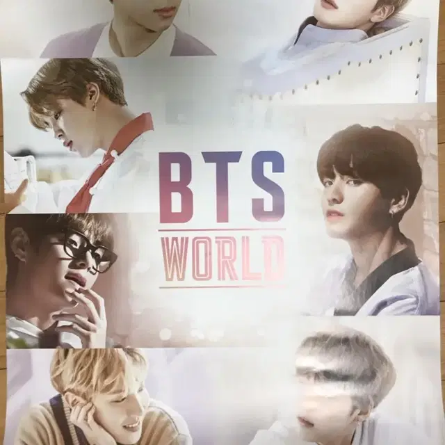 방탄bts world 앨범+브로마이드