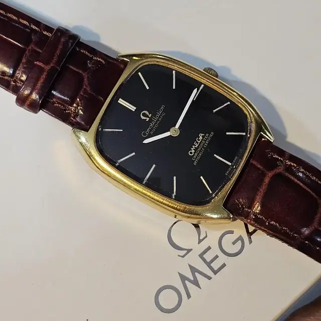 정품)오메가 컨스텔레이션 크로노미터 34mm