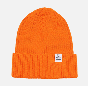 휴먼메이드 오렌지색 비니  Rib Beanie Orange