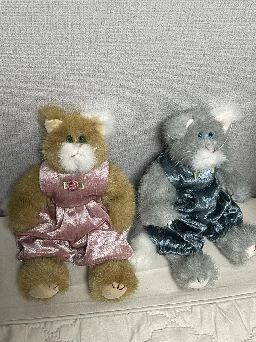 Jointed TYRareCatCoupleDolls