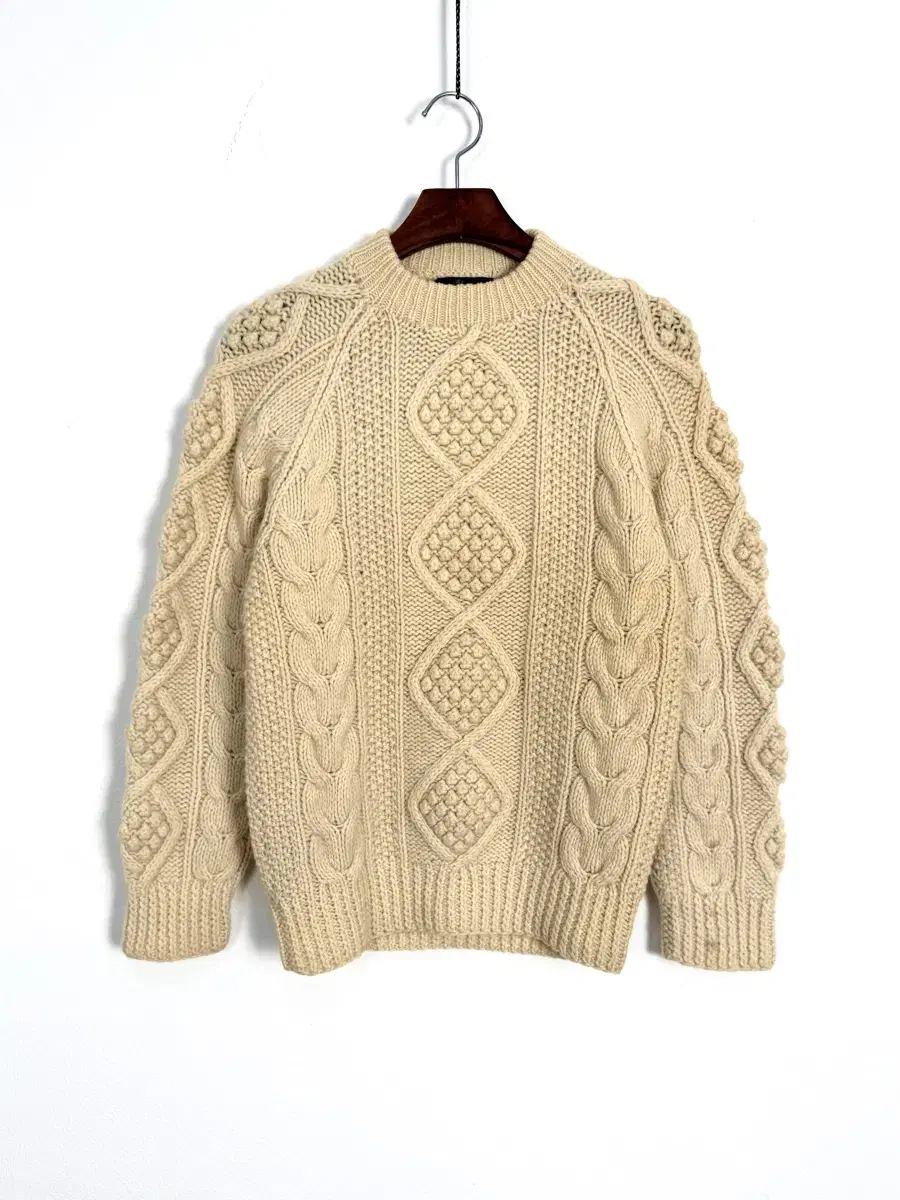 80s fisherman aran sweater