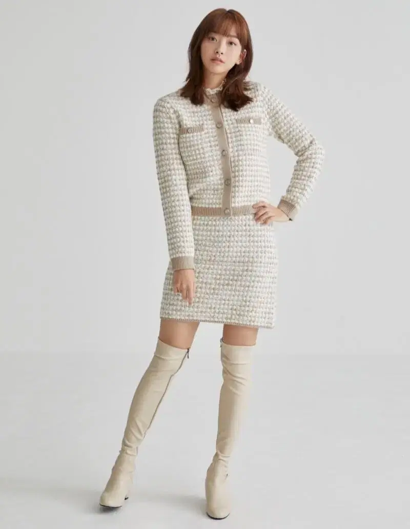 Loem Knit Two-piece Set (S)