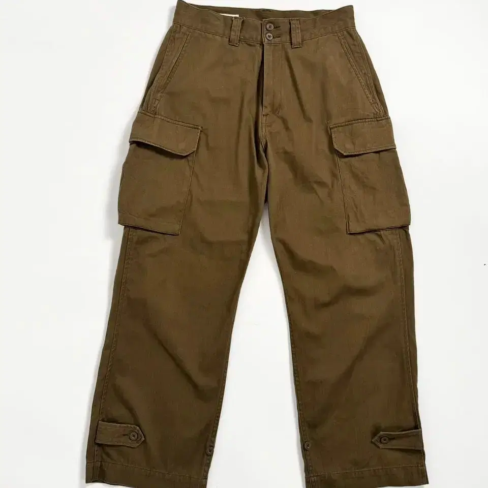 Vintage back number military trouser