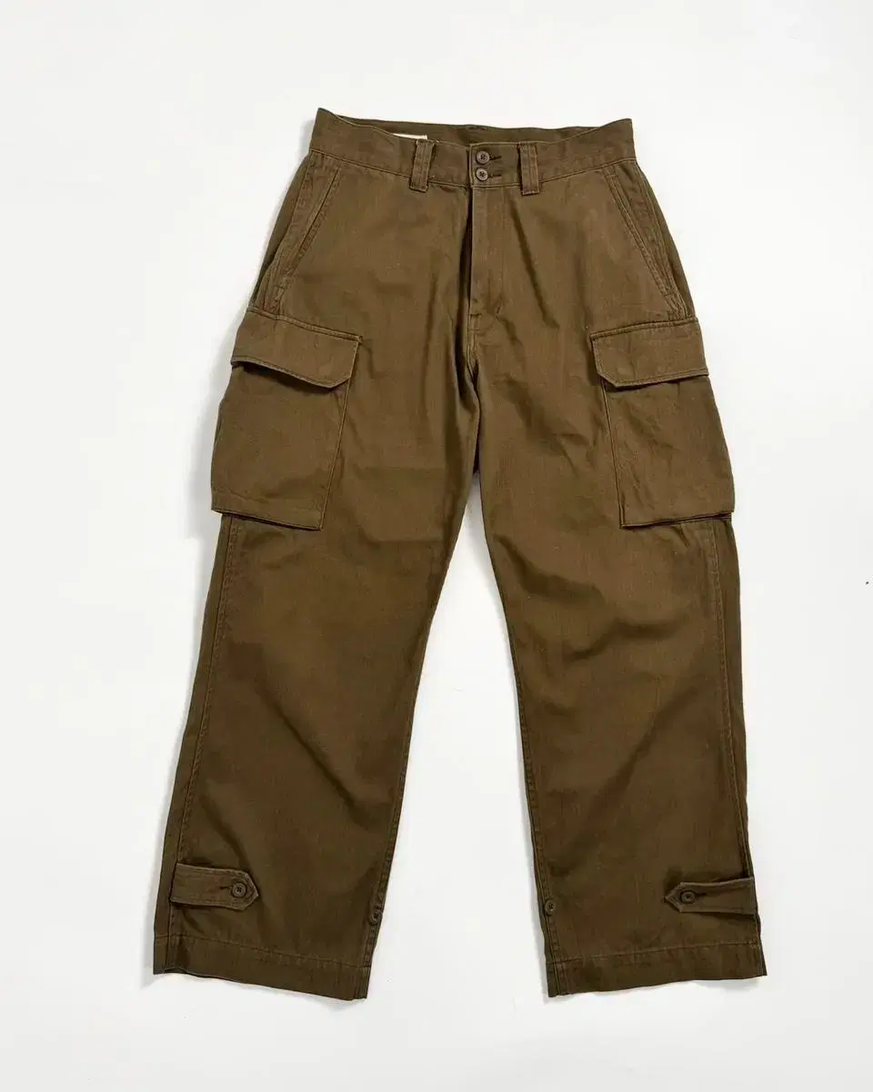 Vintage back number military trouser