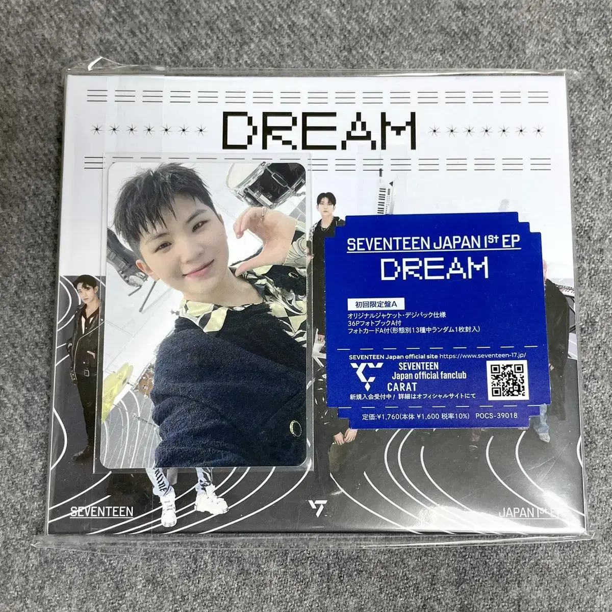 SEVENTEEN woozi Dream A version photocard + album full set WTS