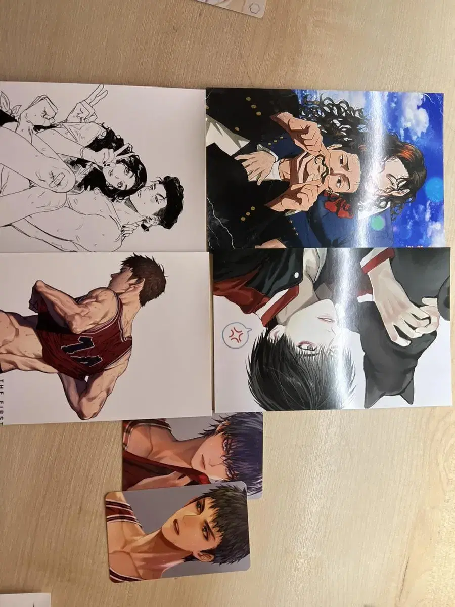 slam dunk printing box pbak photocard seo tae woong jung dae man tae seob han