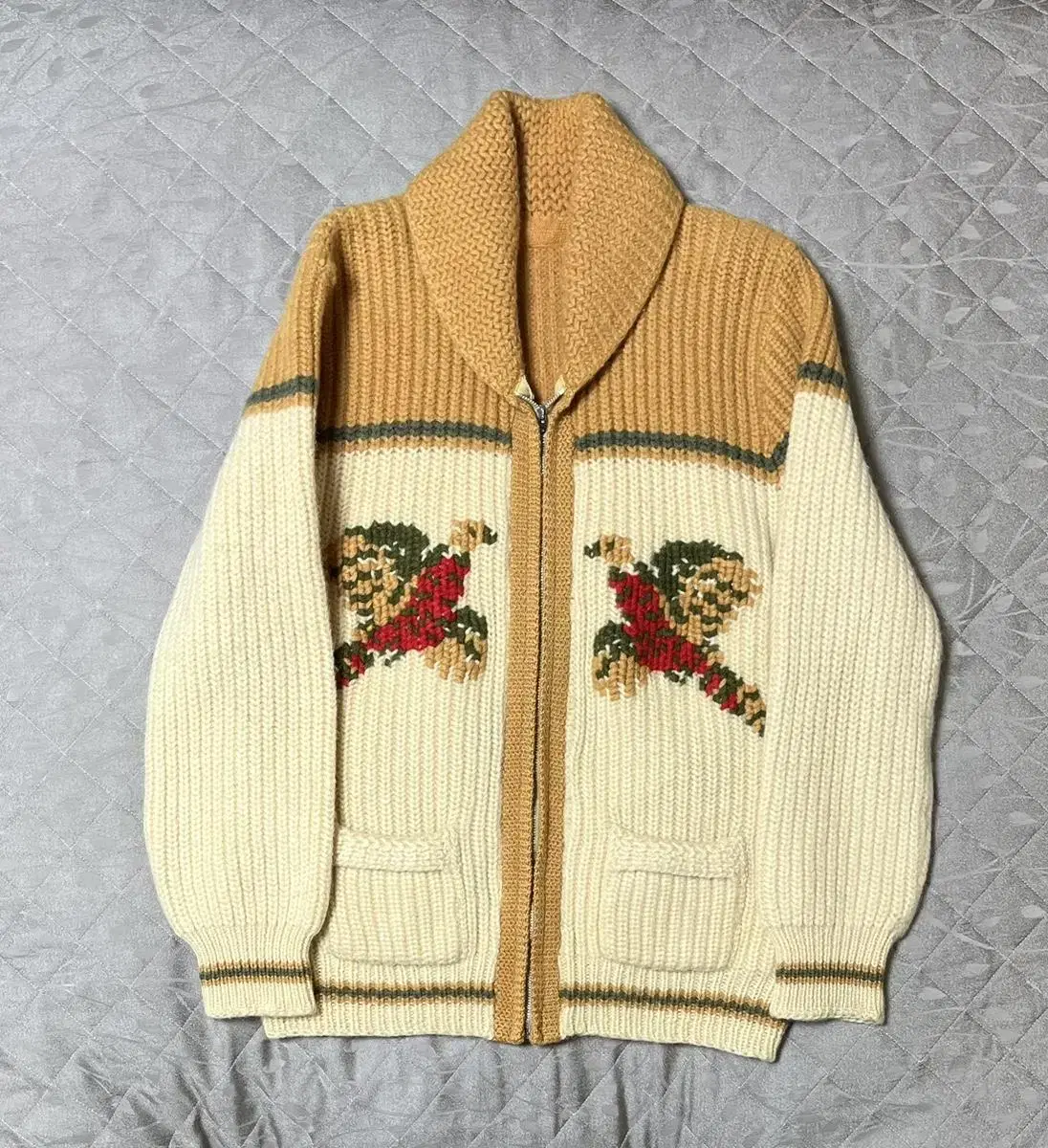 Vintage Cowichan Cardigan