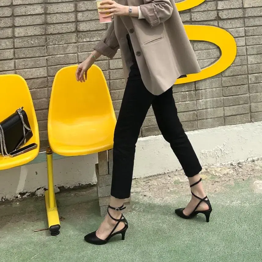 [새 상품] 스텔레토 리안 커플 스트랩 250cm 블랙 8cm