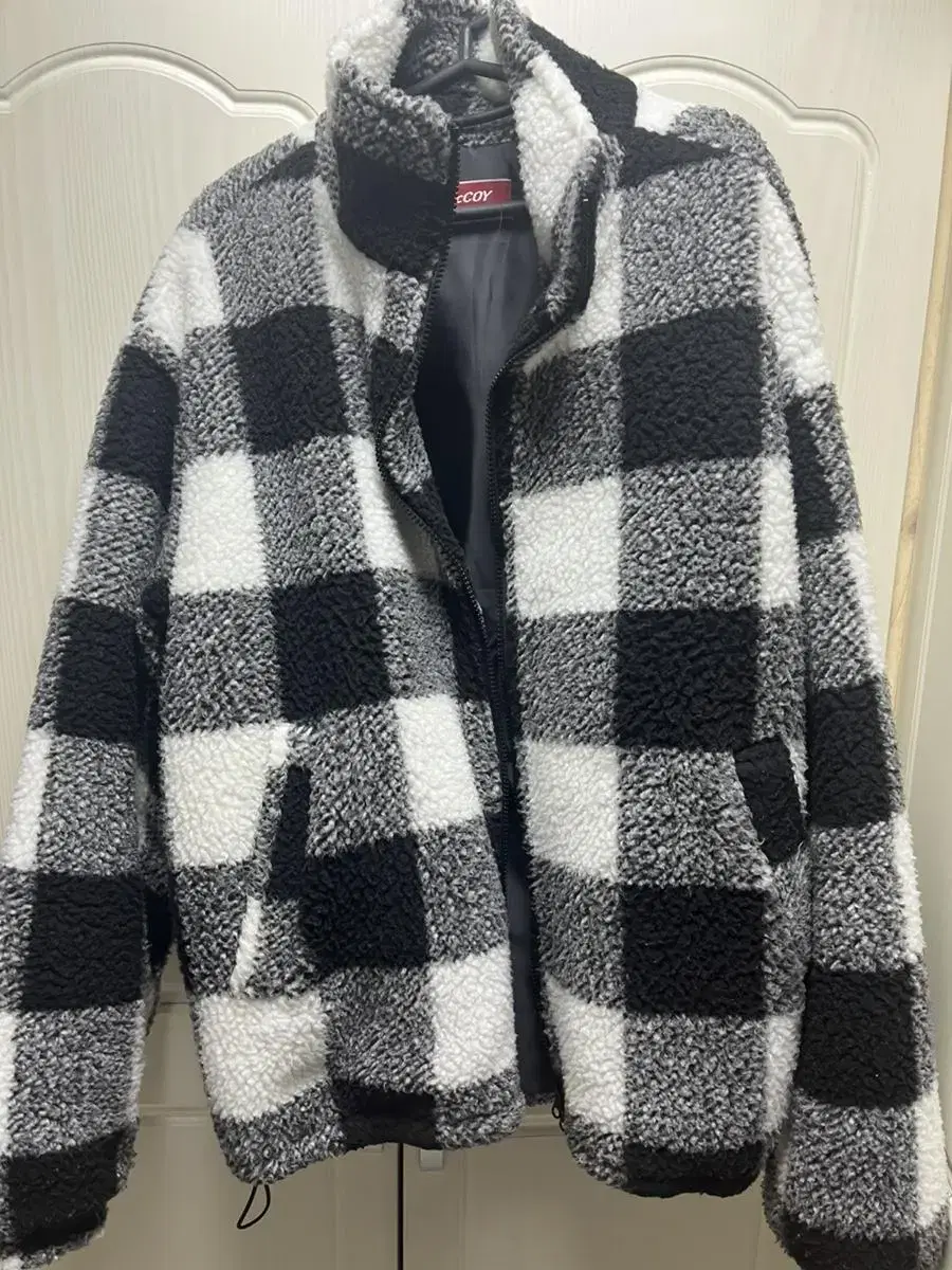 Sell Plaid padded jacket