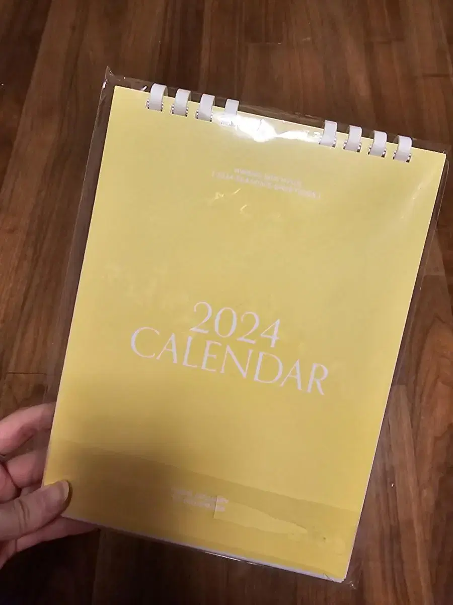 Hwang Minhyun 2024 season's greetings Desk Calendar