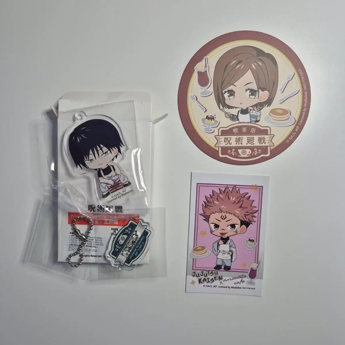 Zuu Spinning Animate Collaboration Cafe Touji acrylic Novara Coaster Skuna Photocard