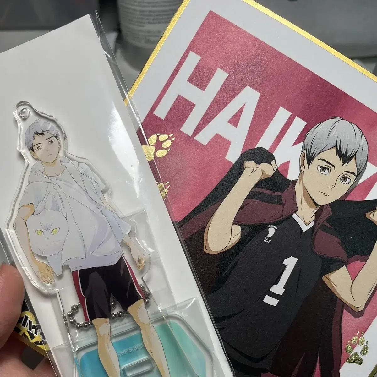 Haikyuu Kita yeoreum acrylic Banner Colored Paper in Bulk