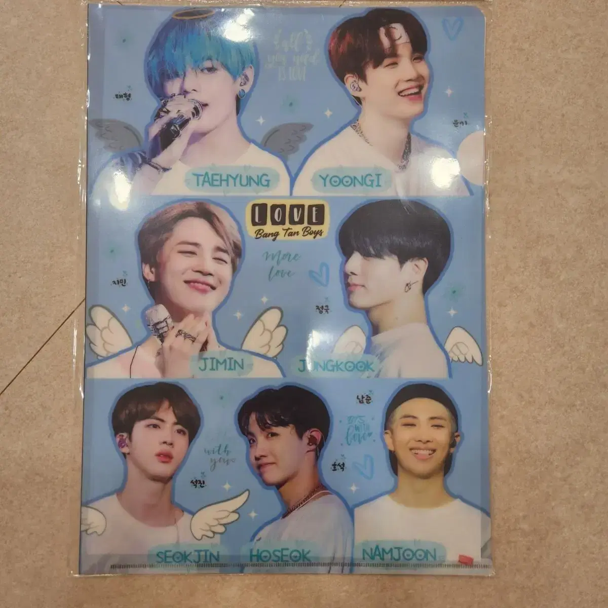 bangtan BTS unofficial goods l자파일 l자파일