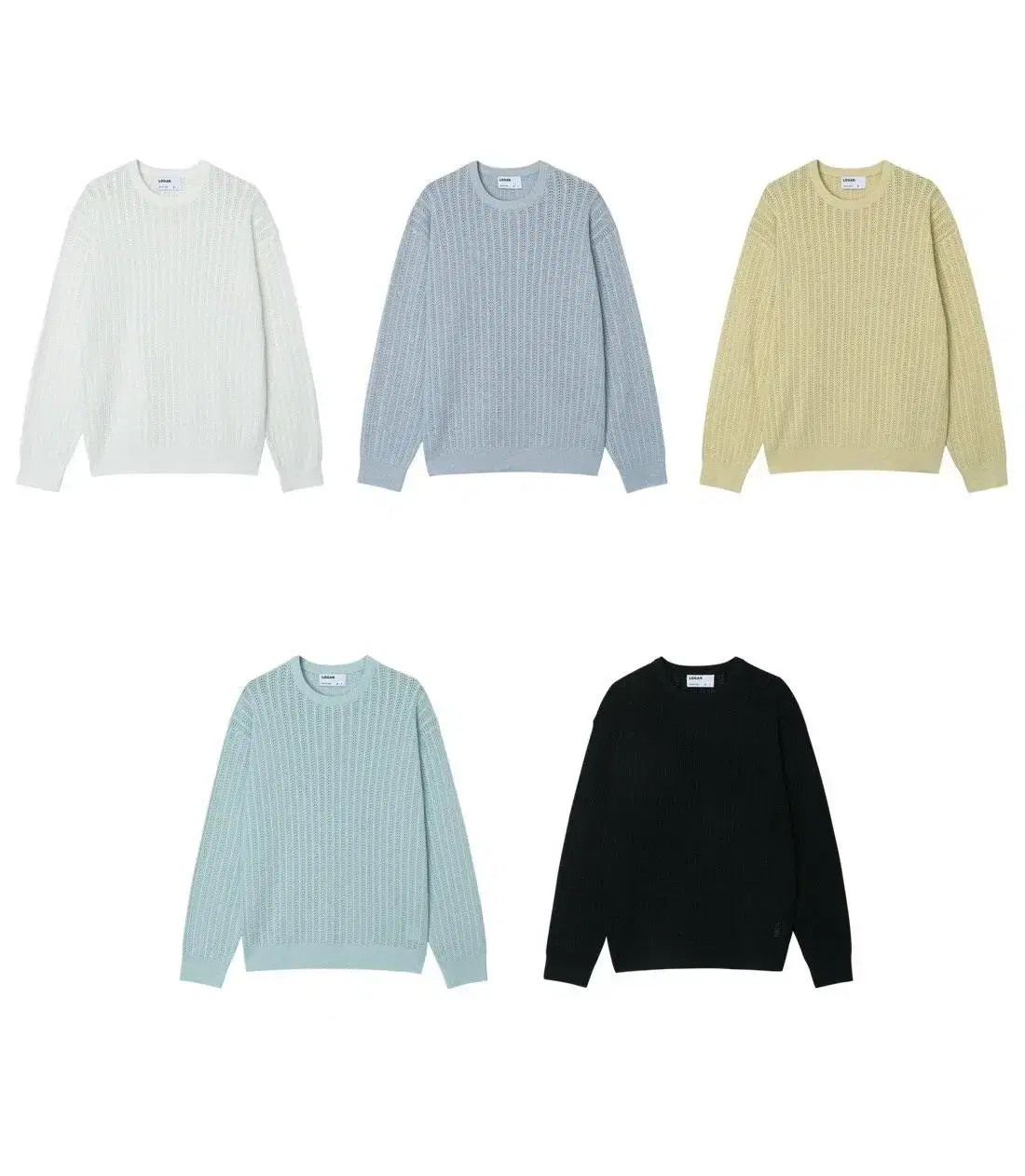 LOGAN Scotch Round Knit 5color